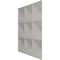 Ekena Millwork 11 7/8in. W x 11 7/8in. H Benson EnduraWall Decorative 3D Wall Panel Covers 0.98 Sq. Ft. WP12X12BEGHC - alternate 3